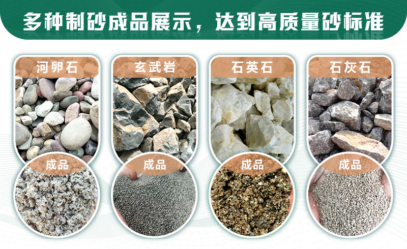 什么样的石头适合制砂？制沙生产线如何配置？